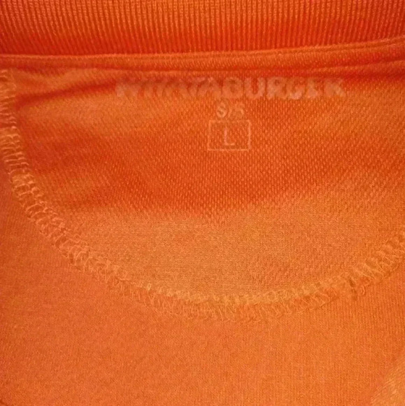 Whataburger Polo Shirt Employee Uniform Orange size Large - Picture 4 of 6